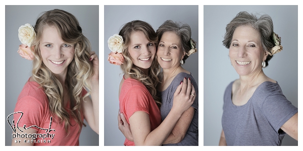 Mother-Daughter session. This image is of an older woman and her grown daughter. Photography by Rayleigh. For more info, visit byrayleigh.com